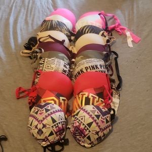 10 VS Pink Pushup 32A Bras